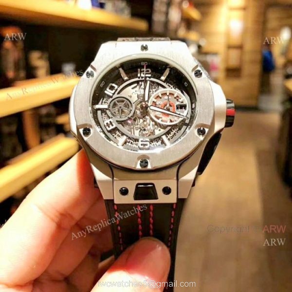 High Quality Hublot Big Bang Skeleton Dial Watch For Sale 45mm 3