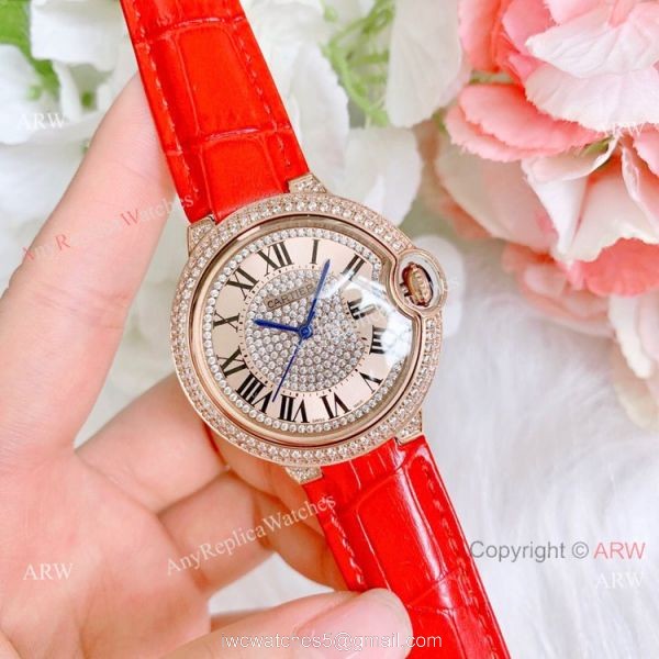 Best Replica Cartier Ballon Bleu De Quartz Watches Low Price 3