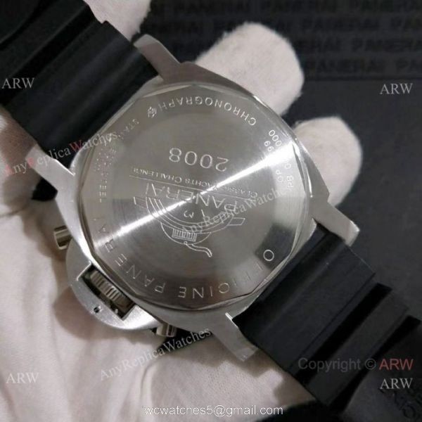 Paneria Luminor Regatta Limited Edition Watch SS Black Dial PAM308 3