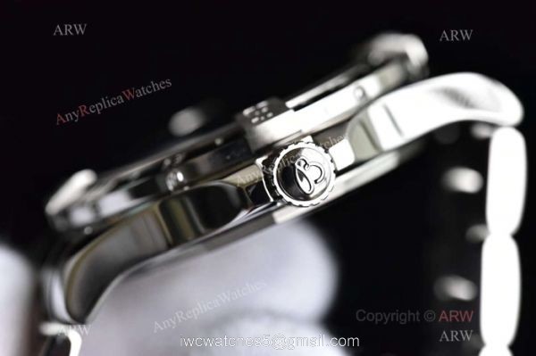 Copy Breitling Avenger II GMT Swiss 2836 Watch Stainless Steel White Dial 3