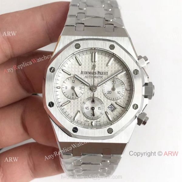 Swiss 7750 Royal Oak Audemars Piguet Replica Watches Gray Dial 26331OR 3