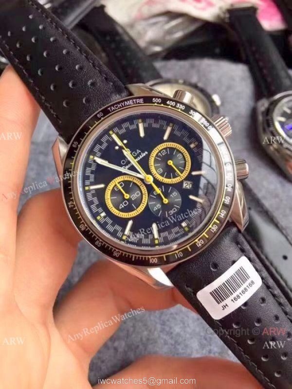 Omega Dark Side Of The Moon Copy Watches SS Blue Dial 3