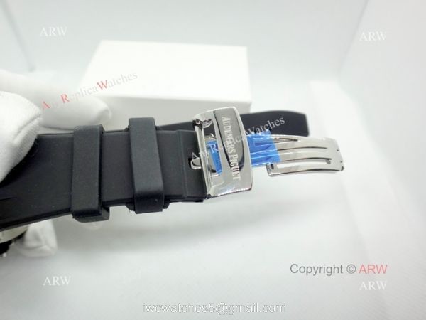 Best Copy Audemars Piguet Royal Oak Offshore Watch Full Diamond Gray Dial 3