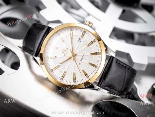 New Replica Omega Automatic Watches SS Gold Markers 3
