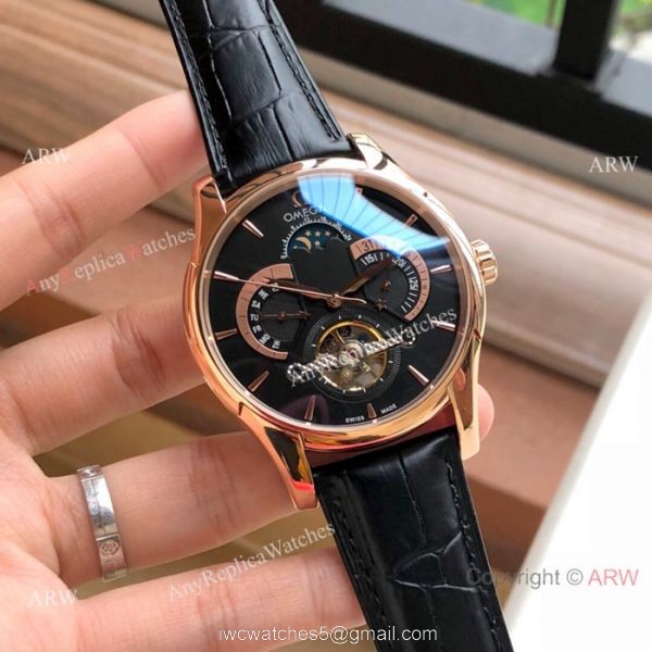 New replica Omega Complications Automatic Watches Rose Gold 43mm 3