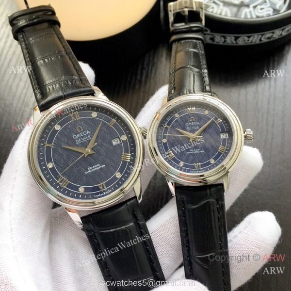 Fake Omega De Ville Prestige Automatic Watch Omega Couple Watch 3