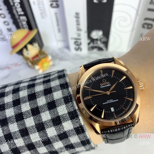 Fake Omega Seamaster Aqua Terra Omega Watch White Face 40mm 3