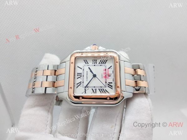 Cartier Panthere De Cartier Watches Two Tone Rose Gold 38mm 3