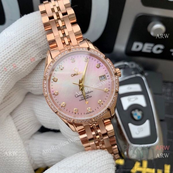 Swiss 8215 Omega Constellation Lady Watches Stainless steel 3