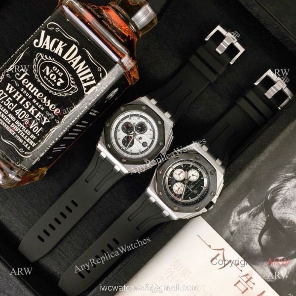 Fake Audemars Piguet Royal Oak Offshore Automatic watch SS White Dial 3