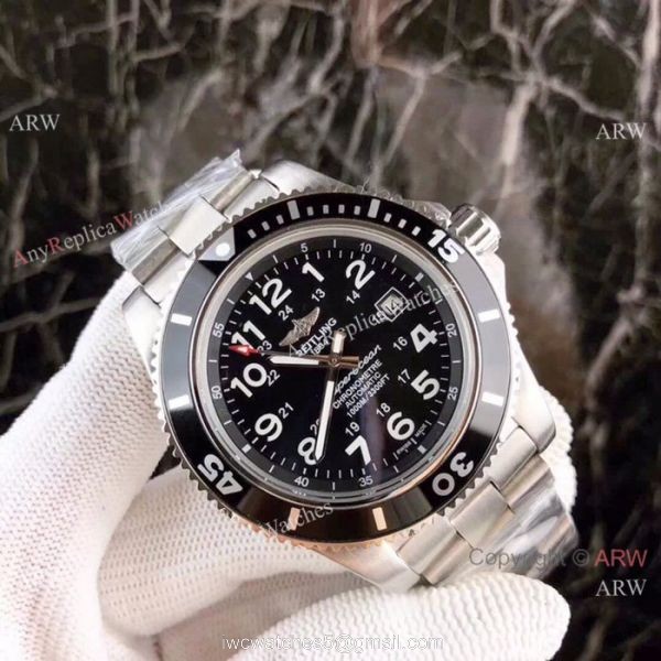 Copy Breitling Avenger Superocean II 43mm Watch Blue Dial Stainless Steel 3