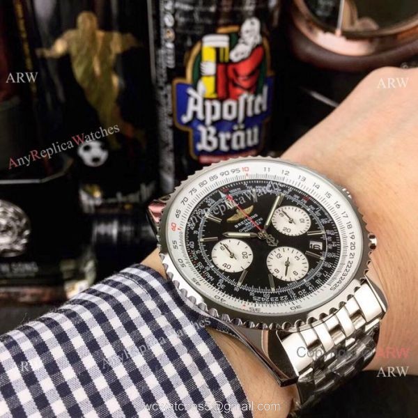 Copy Breitling 1884 Chronometre Navitimer 01 Watches SS 46MM 3