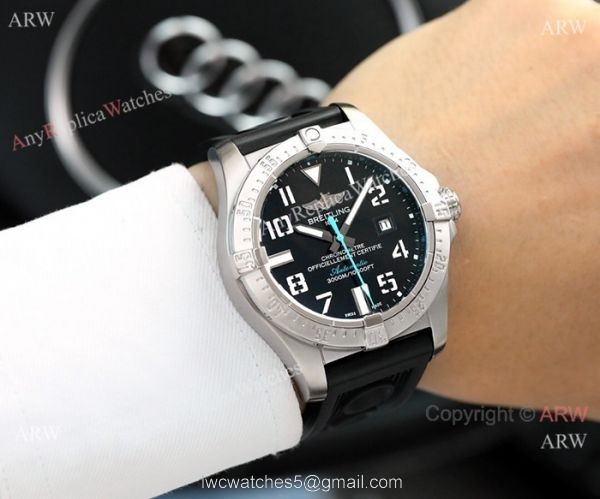 New Breitling Avenger blackbird 44mm Watches SS Blue Dial 3