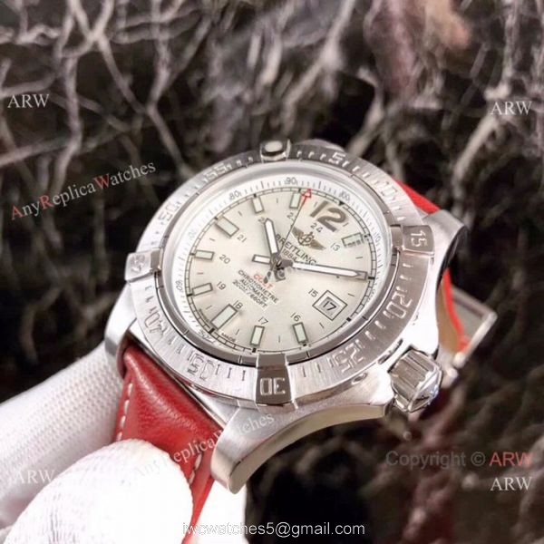 Breitling Colt White Dial Stainless Steel Men Watches New Copy 3