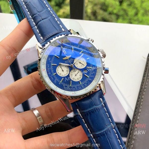 Copy Breitling Navitimer Chronometre Japanese Watch SS Brown Dial 3