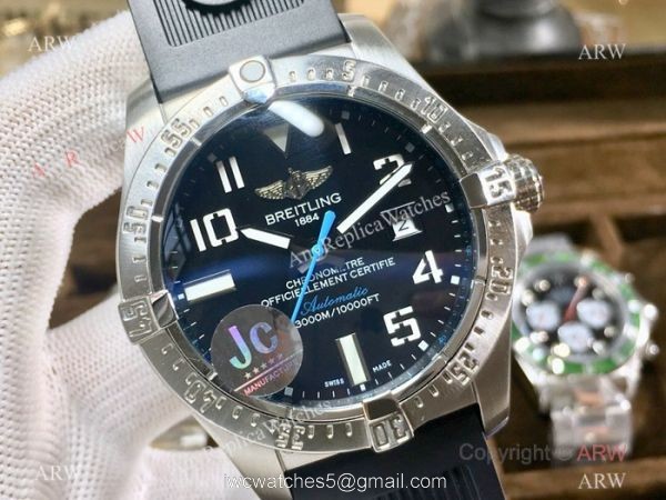 Swiss Quality Copy Breitling Avenger II Seawolf All Black Watches 3