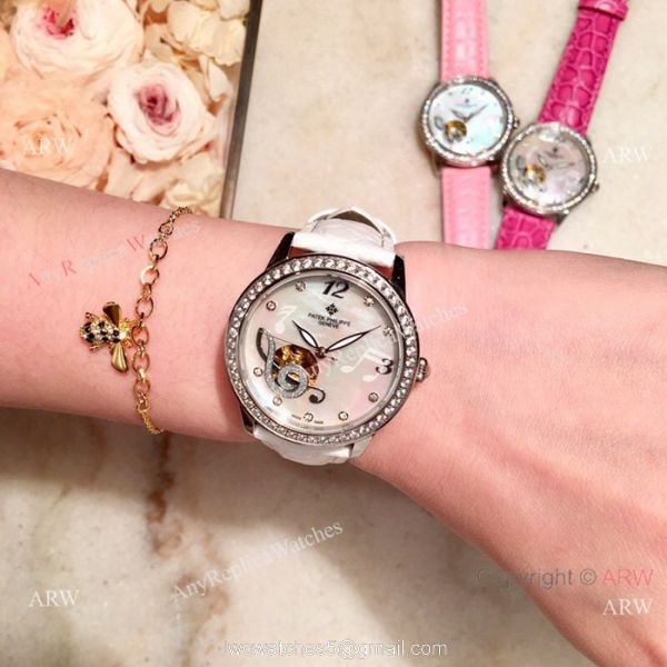 Clone Patek Philippe Geneve Lady Watch Automatic Movement 3