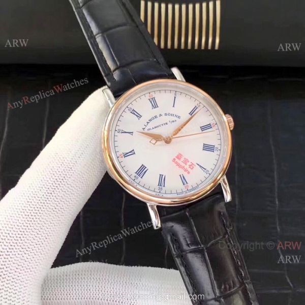 Copy A.Lange Sohne Black Dial Men Watches Swiss Quality 3