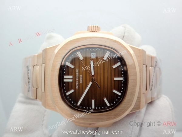 Best Replica Patek Philippe Nautilus Rose Gold Watch 40mm 3