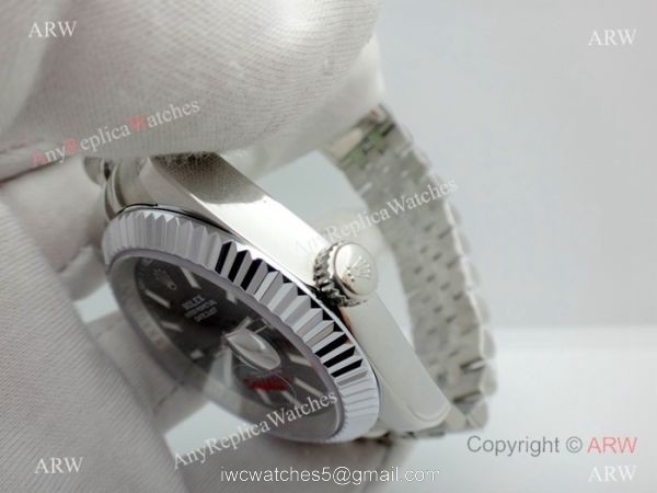Copy Rolex Datejust Jubilee Stainless Steel Black Dial 40mm Watch 3