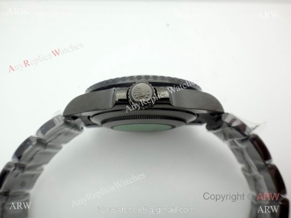 Pink Rolex Submariner PINK LADY Black Ceramic Watch / Rolex Blaken Replica 3