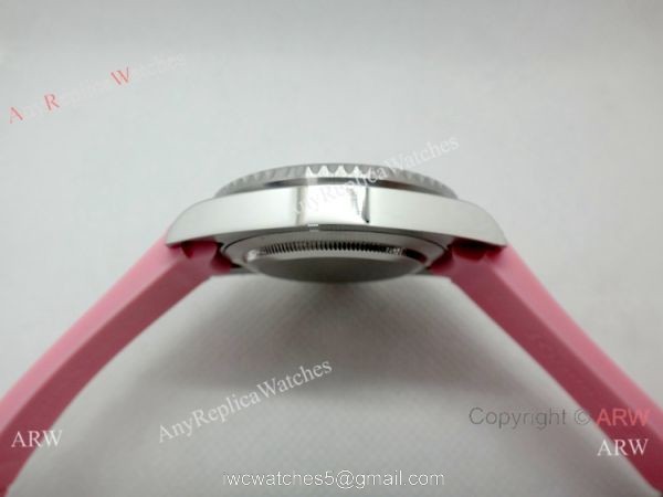 High Quality Pink Rolex Submariner Replica Watch 40mm Pink MOP dial 3