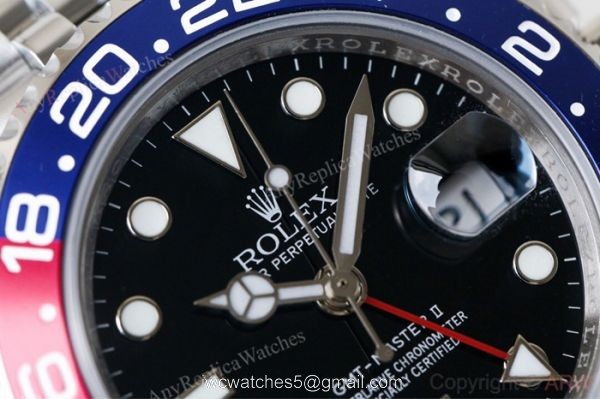 Rolex GMT Master II Pepsi Replica Watch with ASIA ETA2836 Movement 3