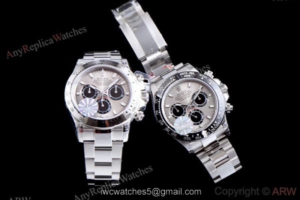 1:1 Clone Rolex Daytona JH Factory SWISS 4130 Stainless Steel Black Ceramic Watch 3