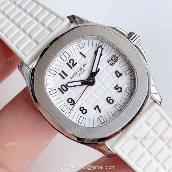 Swiss Patek Philippe Aquanaut Luce JJF 5067A White Dial Copy Watch Quartz Movement 3