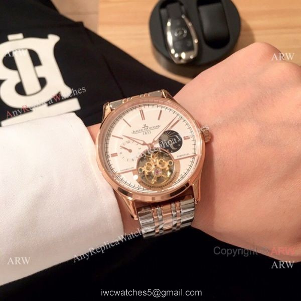 Jaeger-LeCoultre Master Complications Tourbillon Watch Replica 2-Tone Rose Gold 3