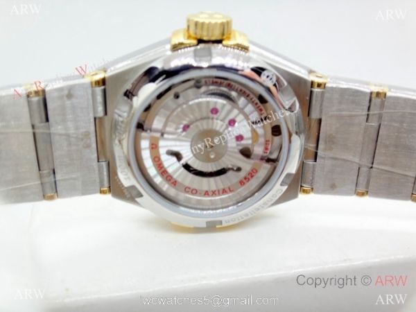 Swiss Copy Omega Constellation Women watch 2-Tone Silver Dial 3