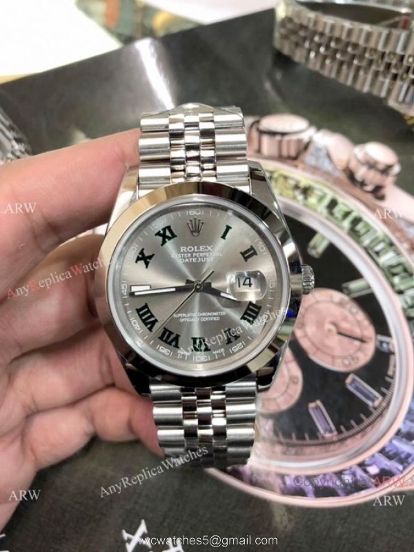 (EW) Swiss Fake Rolex Datejust II Silver Dial Jubilee Watches Eta 3255 Movement 3