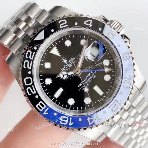 NOOB V3 Rolex GMT-Master II Ref.126710 BLNR Jubilee Watch / Rolex Batman Copy 3