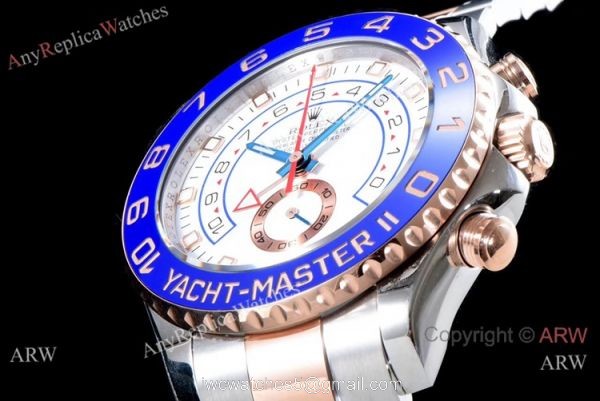 JF Factory Rolex Yachtmaster II Rolex Everose Replica Watch 44mm YMII 3