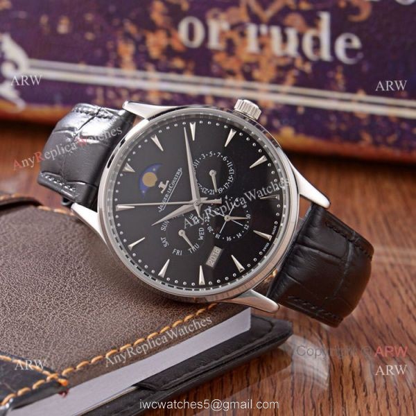 Jaeger-LeCoultre Perpetual Calendar 41mm Watch Replica Rose Gold White Face 3
