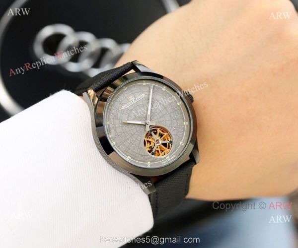 2019 Copy Jaeger-LeCoultre Master Grande Tradition Grande Complication Men Watch All Black 3