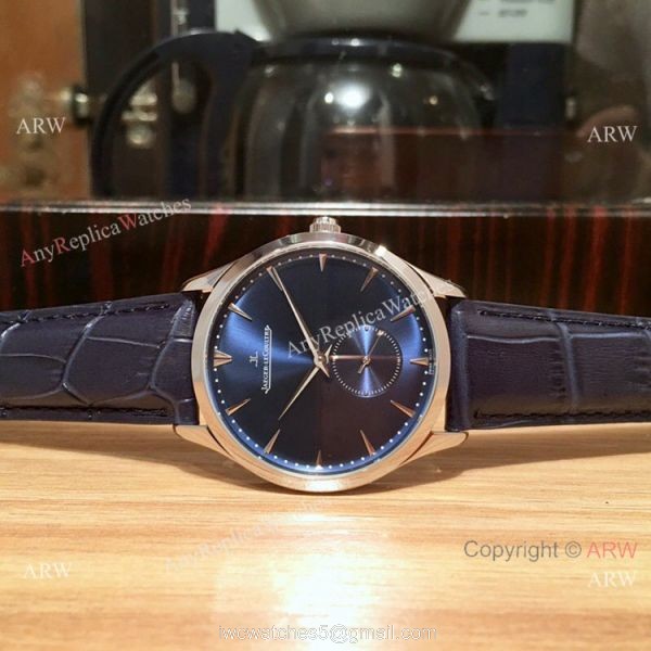 Jaeger-LeCoultre Master Grande Ultra Thin Blue Dial Watch Copy 3