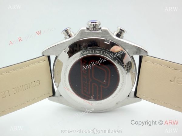 Copy Tag Heuer Carrera Chronograph Watch SS Black Leather Strap 3