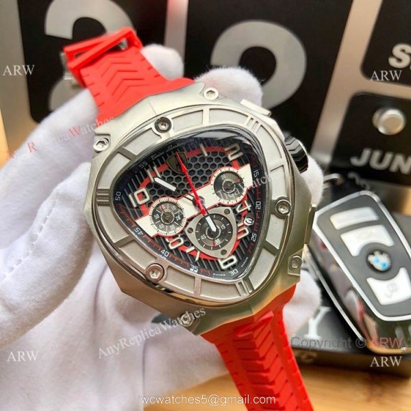 New Replica Lamborghini Spyder 124bbr watch Rose Gold Gray Dial 3