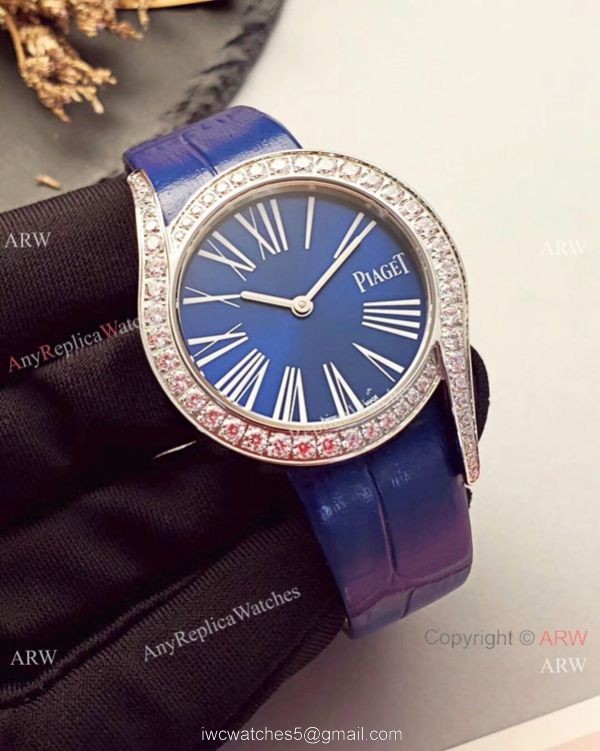 Replica Piaget Limelight Gala SS Green Dial Ladies Watch Quartz Movement 3
