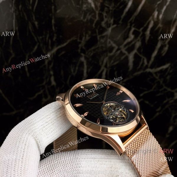 Piaget Polo Tourbillon Rose Gold Watches Best Replica 3