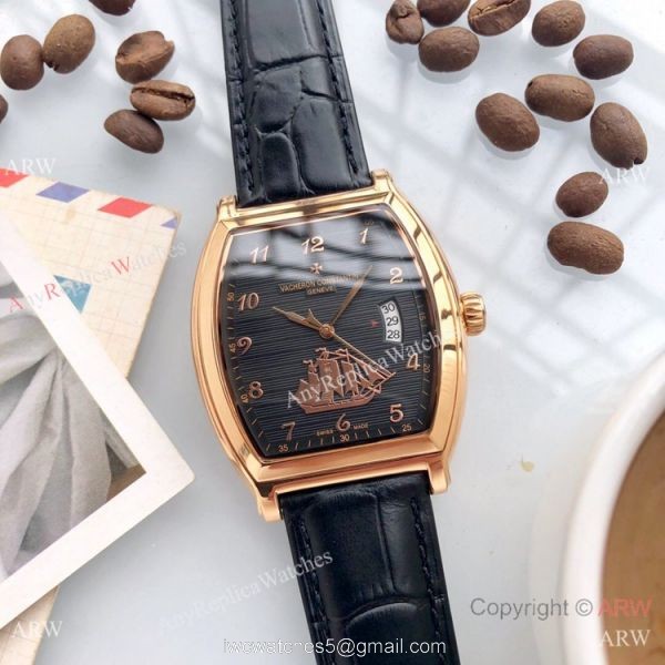 New Copy Vacheron Constantin Malte 40mm watch Gold Case 3
