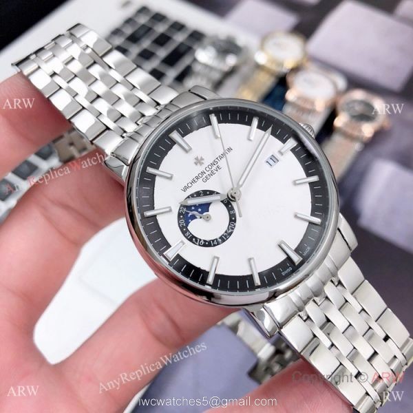 Vacheron Constantin Geneve Moonphase Watches 40mm Two Tone 3