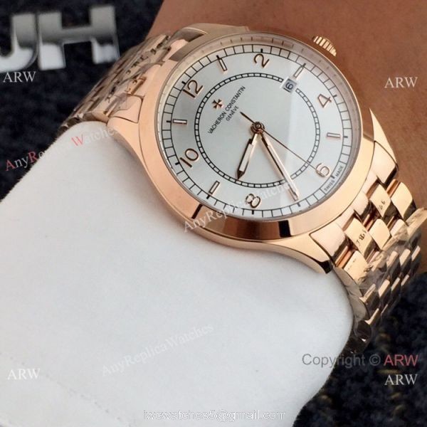 Replica Vacheron Constantin Geneve Automatic Watch SS Black Face 3