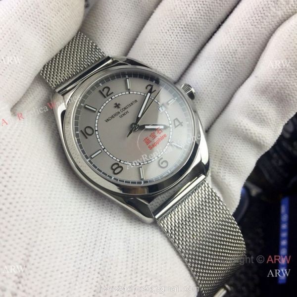 Vacheron Constantin Copy Watch Rose Gold Mesh Bracelet 3