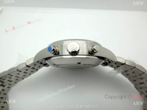 Replica Swiss IWC Pilot 7750 Stainless Steel Gray Dial Watch 43MM 3