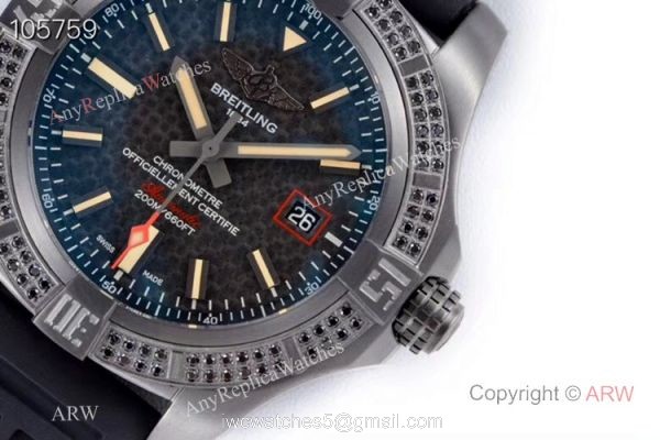 Swiss Grade Copy Breitling Avenger blackbird V2 Titanium Watch GB Factory 3