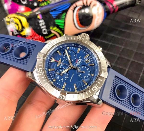 High Quality Breitling Colt Stainless Steel Black Dial Watches 45mm 3