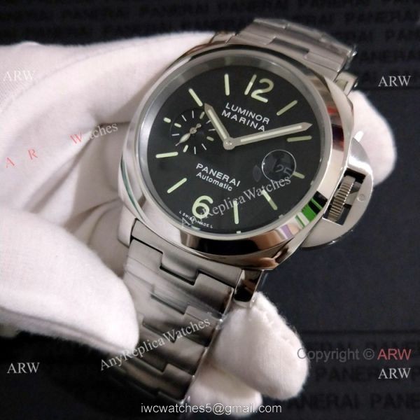 Panerai Luminor PAM00104 Stainless Steel Knock Off Watches from China 3