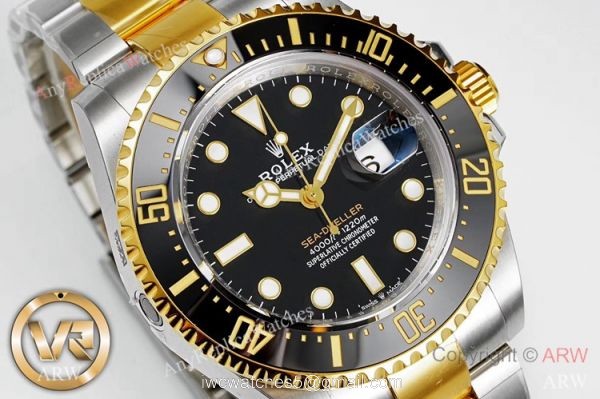 1:1 Replica Rolex Sea-Dweller 43mm Real 18K Two Tone watch VR Factory Watch 3